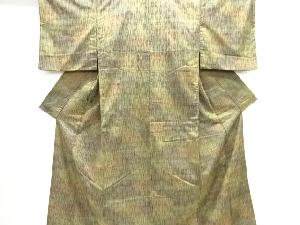 変わり縞織り出し手織り紬着物